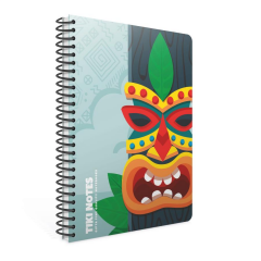 Gıpta Tiki Notes Spiralli Karton Kapak A4 80yp Kareli Defter
