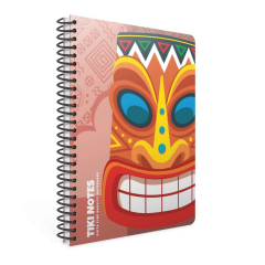Gıpta Tiki Notes Spiralli Karton Kapak A4 80yp Kareli Defter