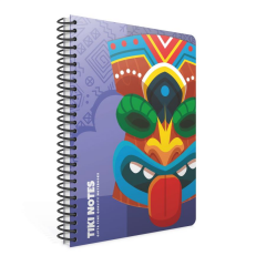 Gıpta Tiki Notes Spiralli Karton Kapak A4 80yp Kareli Defter