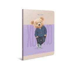 Gıpta Xoxo Tel Dikişli Karton Kapak Defter A4 80yp Çizgili