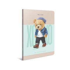 Gıpta Xoxo Tel Dikişli Karton Kapak Defter A4 80yp Çizgili