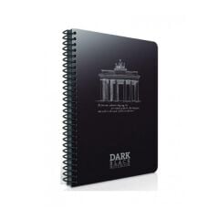 Gıpta Dark 12X17 50Yp. Siyah Defter 2674