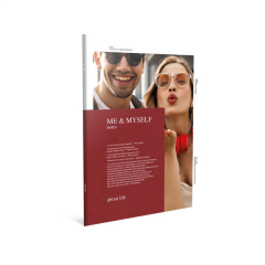 Gıpta Me & Myself Tel Dikişli Karton Kapak Defter A4 80yp Kareli