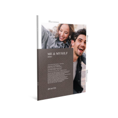 Gıpta Me & Myself Tel Dikişli Karton Kapak Defter A4 80yp Kareli