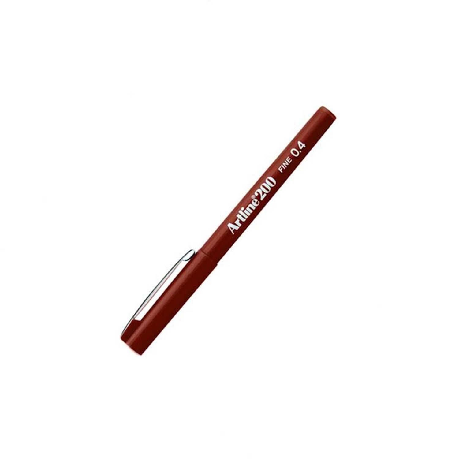 Artline 200 Fineliner 0,4 Brown