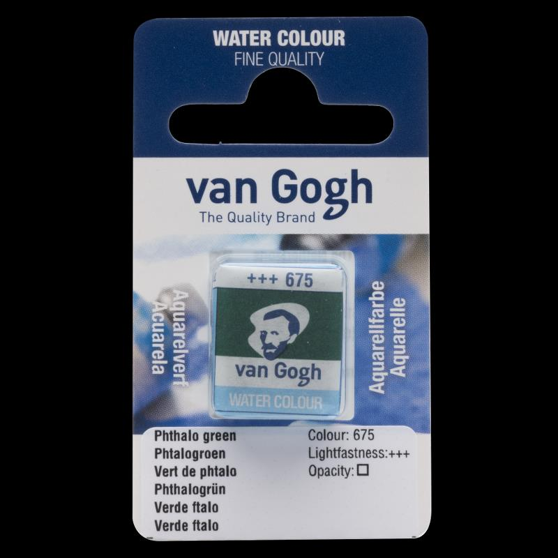 Sulu Boya Van Gogh Tablet No:675 Phthalo Green