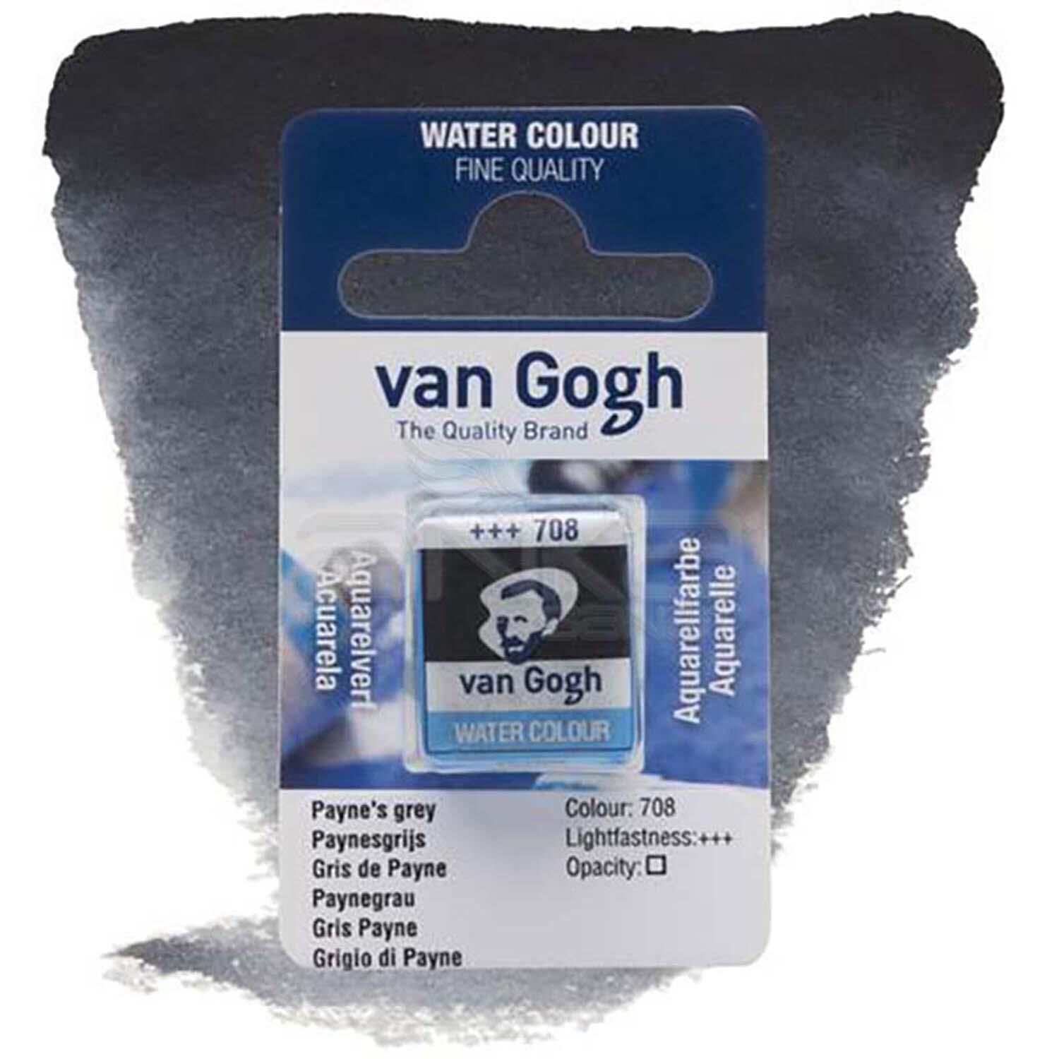 Sulu Boya Van Gogh Tablet No:708 Paynes Grey