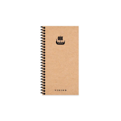 Keskin Color La Plume Viking 10x19 Çizgisiz Sert Kapaklı Spiralli Defter Gemi
