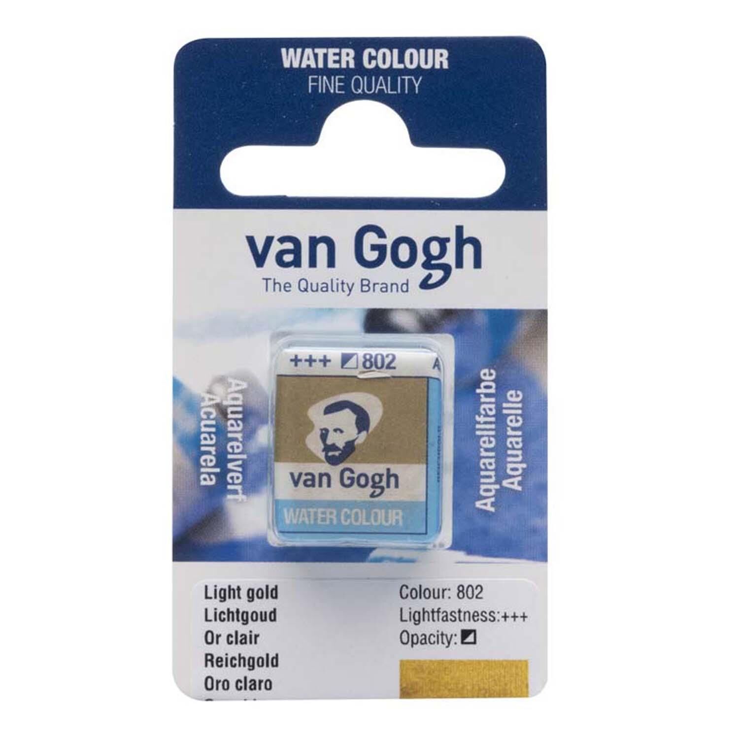 Sulu Boya Van Gogh Tablet No:802 Lıght Gold
