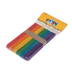 Putı Renklı Ahsap Buyuk Dıl Cubugu 4605