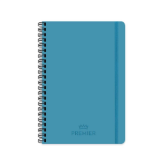 Keskin 17X24 100yp Kareli Spiralli Premier Defter Mavi