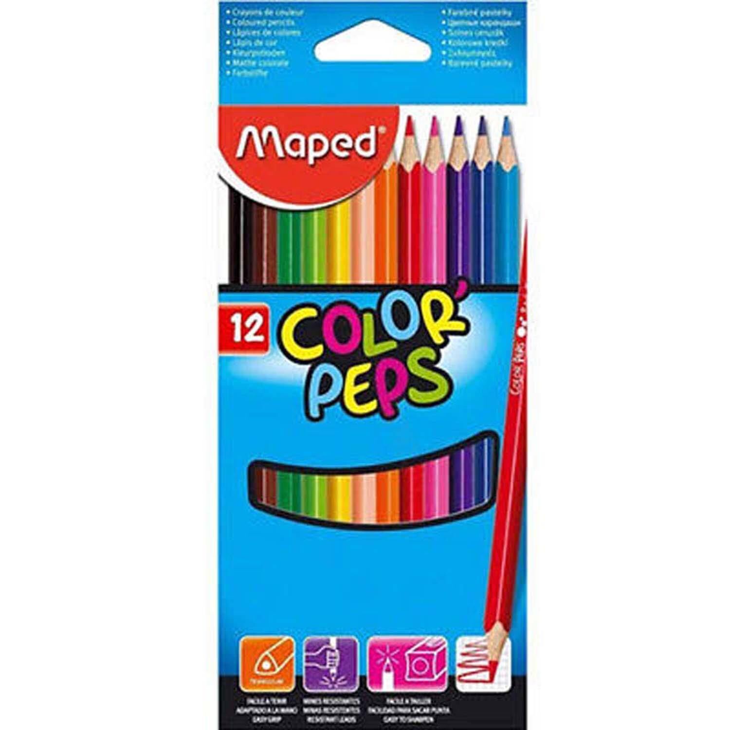 Maped Color Peps 12Lı Kuru Boya 183212Zv