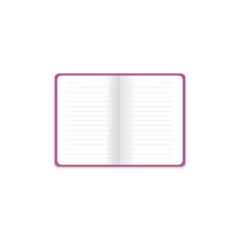 Keskin 9X14 80yp  Çizgili Termo Deri Ciltli Defter Charm