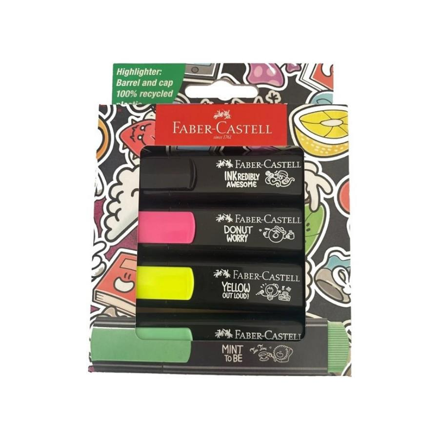 Faber Castell Graffiti Fosforlu Kalem 4lü