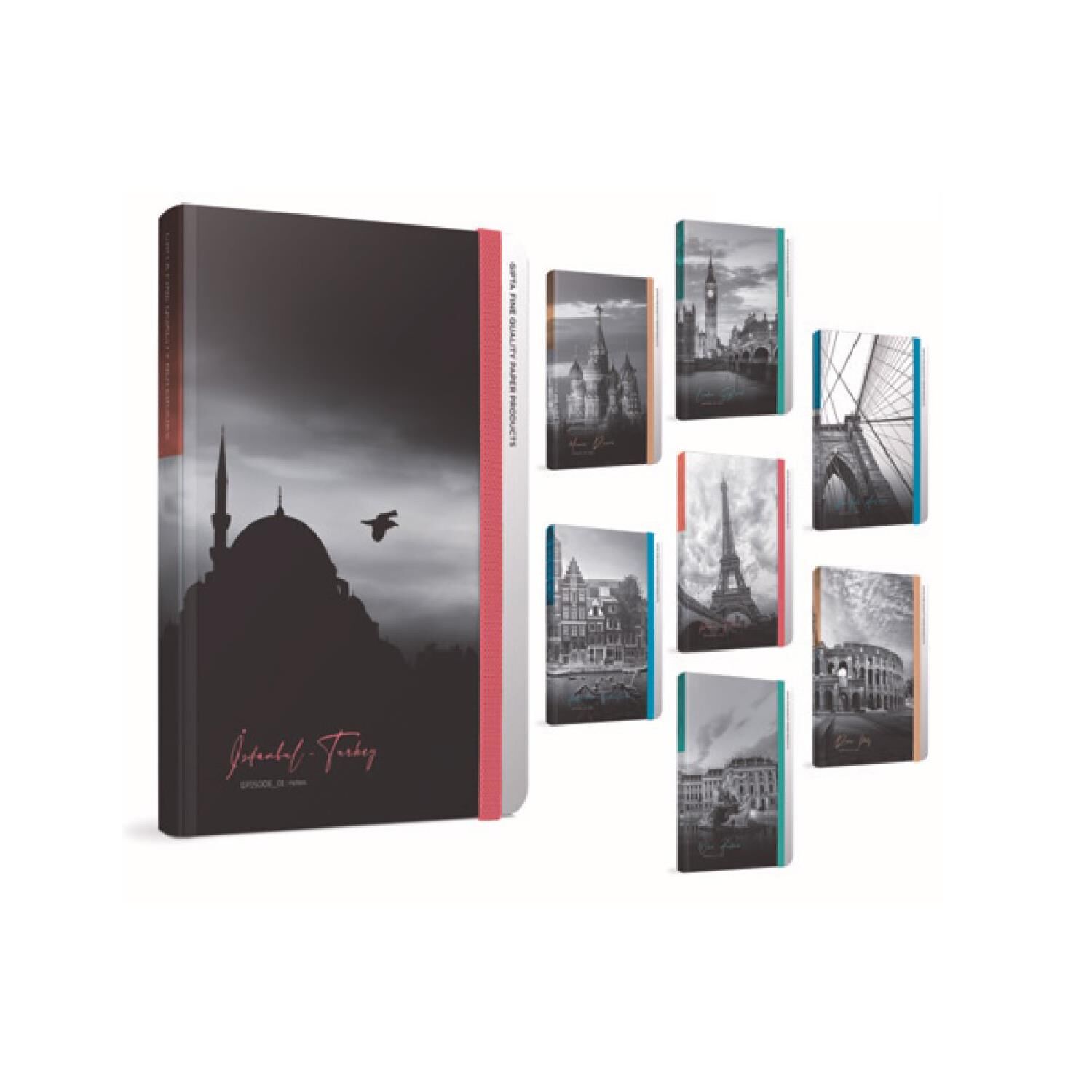 Gıpta Episode Notes 17X24 120yp Çizgili ip Dkşli Sert Kapak Def 4517