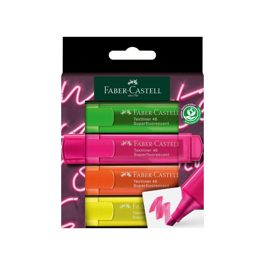 Faber Fosforlu Kalem Genz 46 Set 4 Lü 254600