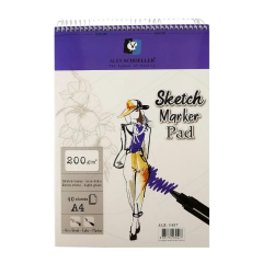 Alex Scholler Sketch Marker Pad A4 200Gr 40Yp 427