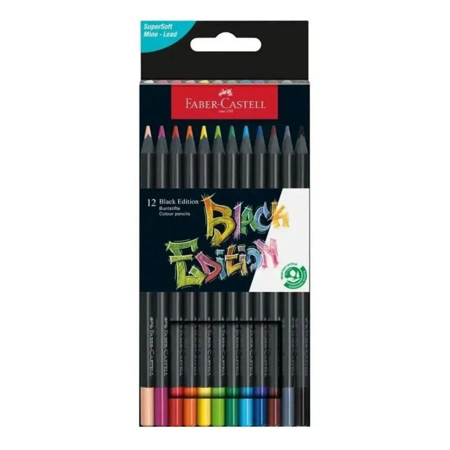 Faber Castell Black Edition Boya Kalemi 12li