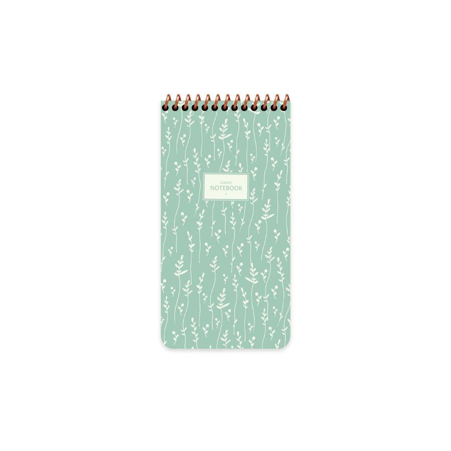 Keskin 10x19 80Yp Çizgili Karton Kp.Spr.Pastel Flora Defter