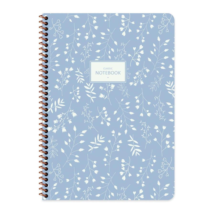 Keskin A4 80yp Kareli Karton Kp.Spr.Pastel Flora Defter