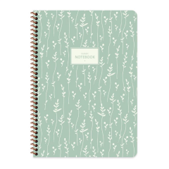 Keskin A4 80yp Kareli Karton Kp.Spr.Pastel Flora Defter