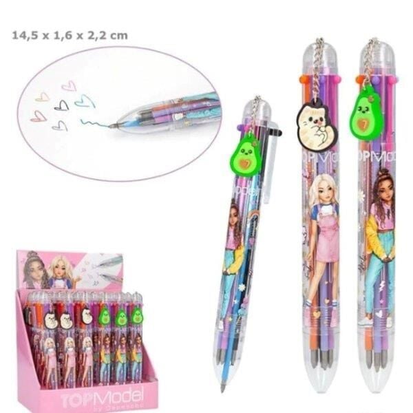 Top Model Gel Pen With 6 Colors 11890