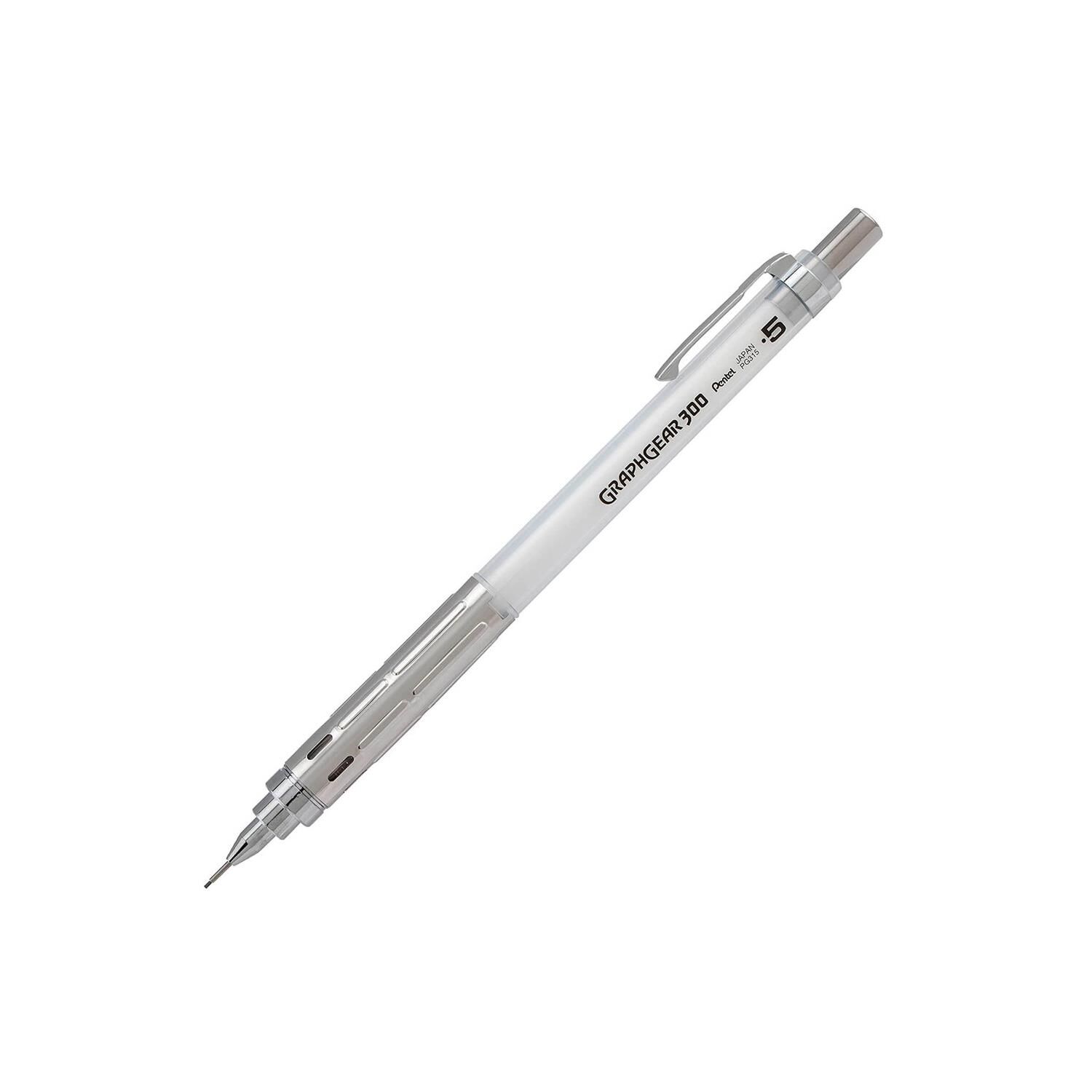 Pentel GraphGear 300 Versatil Kalem 0.5mm Beyaz PG315-TWX