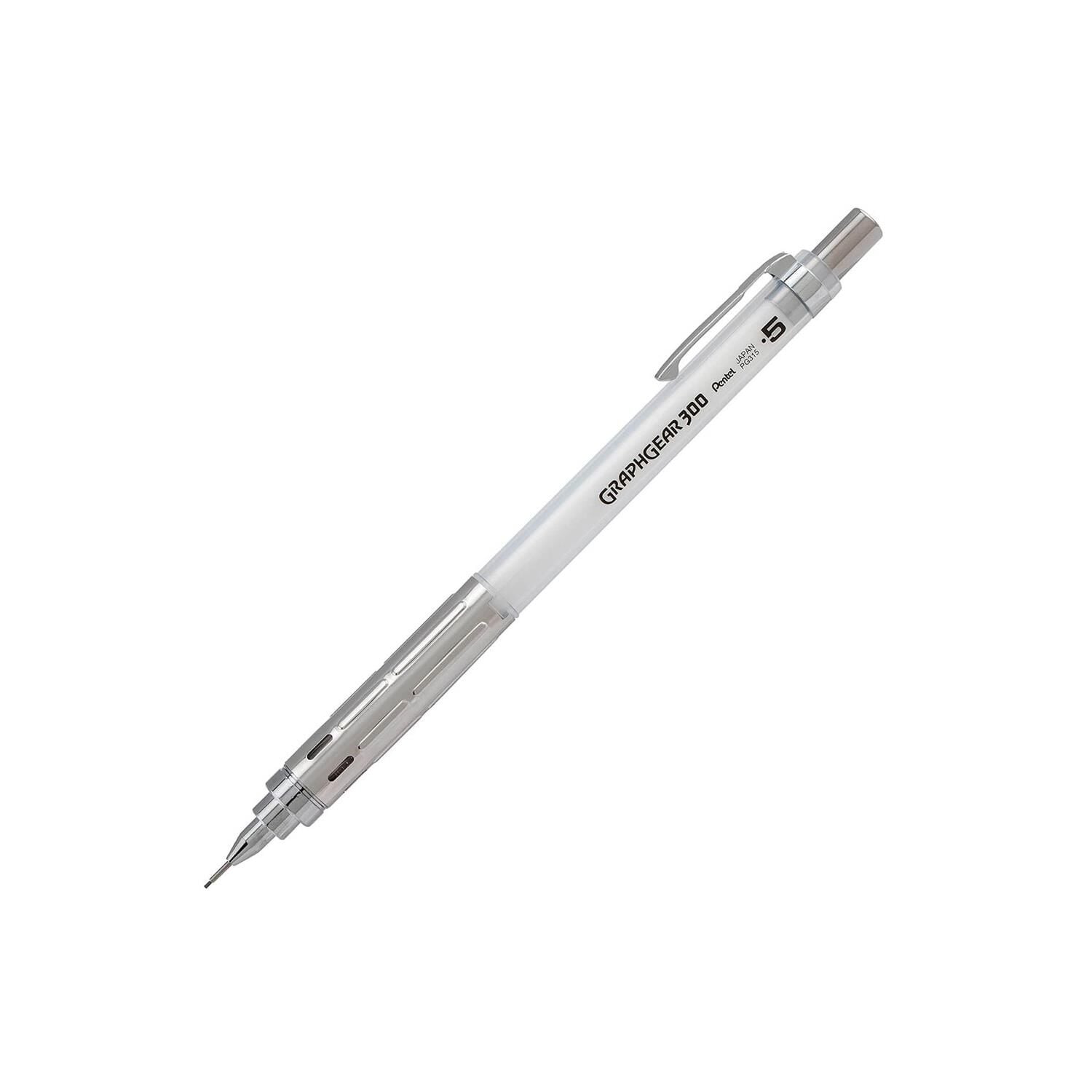 Pentel GraphGear 300 Versatil Kalem 0.5mm Beyaz PG315-TWX