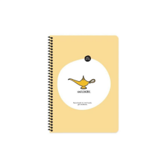 Keskin Hisli Şeyler A4 80yp Kareli Spiralli Stickerli Defter