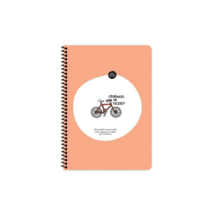 Keskin Hisli Şeyler A4 80yp Kareli Spiralli Stickerli Defter