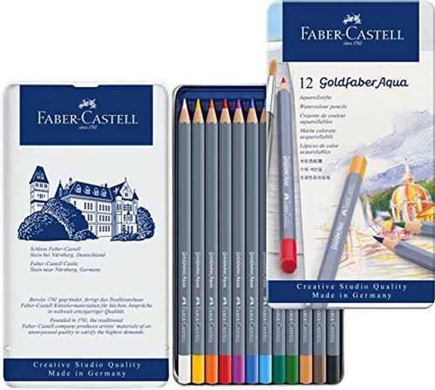 Faber-Castell Goldfaber Aqua Boya Kalemi 12 Renk