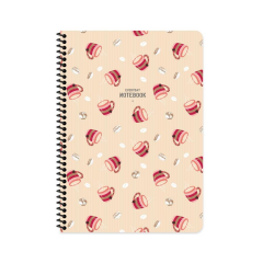 Keskin Color A4 80yp Çizgili Karton Kpk Sp Coffee Defter