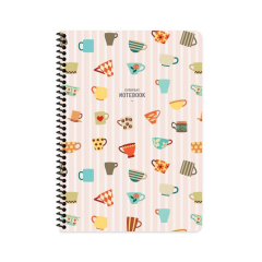 Keskin Color A4 80yp Çizgili Karton Kpk Sp Coffee Defter