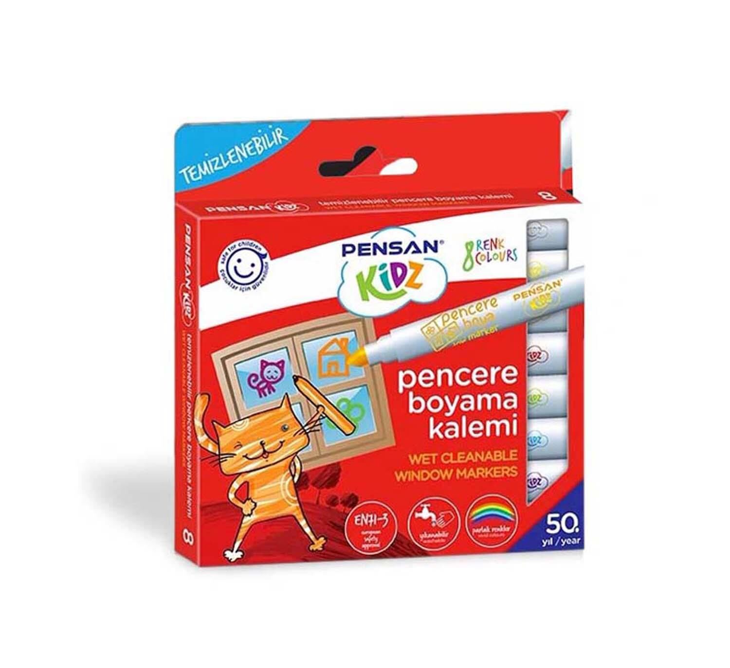 Kıdz Markor Pencere Kıdz 8 Renk