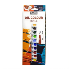 Pebeo Pop Art Yağlı Boya Seti 11X10ML ve 1 Tüp 15ml Beyaz