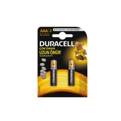 2'Li İnce Pil Duracel Aaa