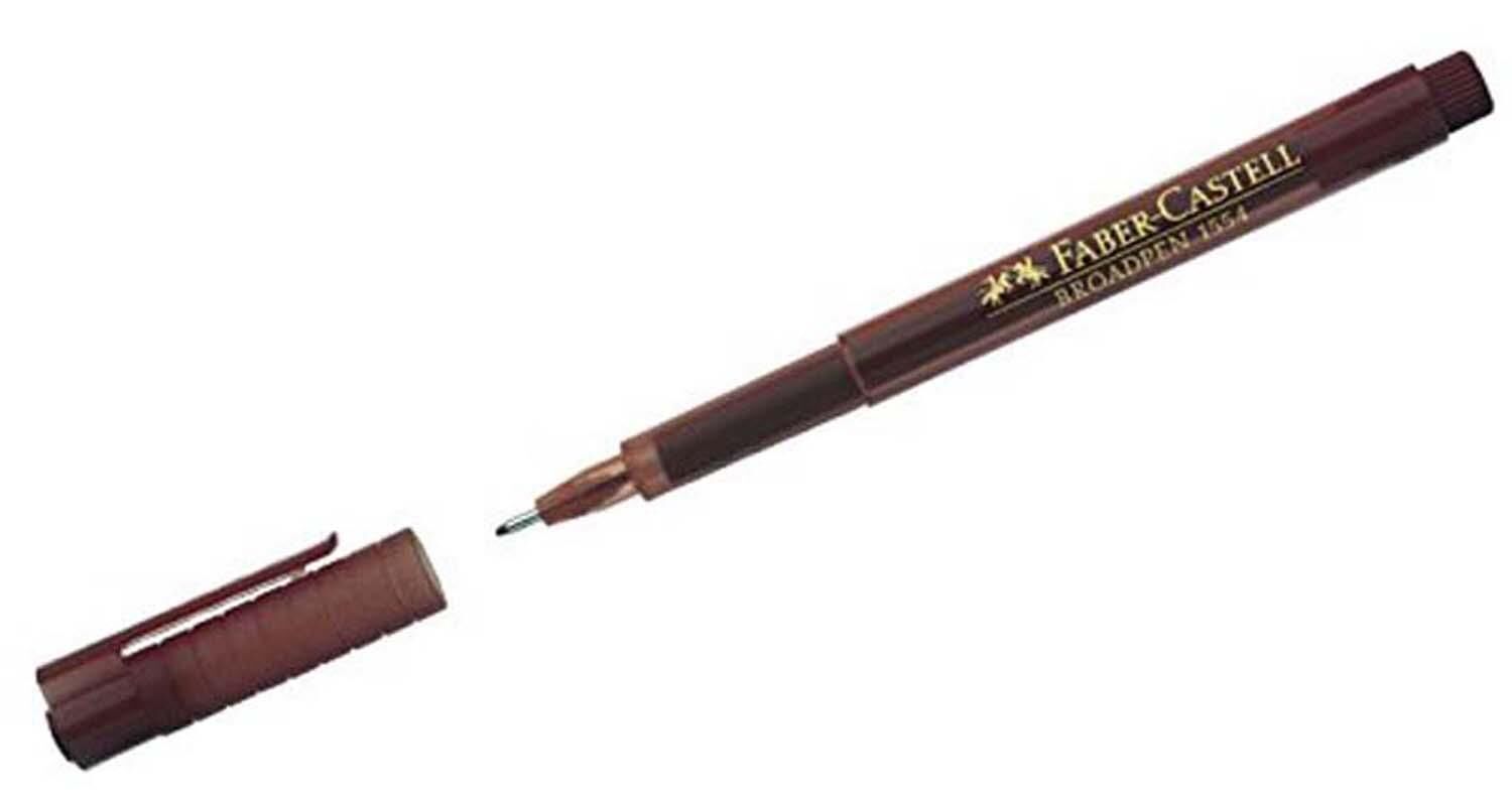 Faber-Castell Broadpen 1554 Koyu Kahverengi