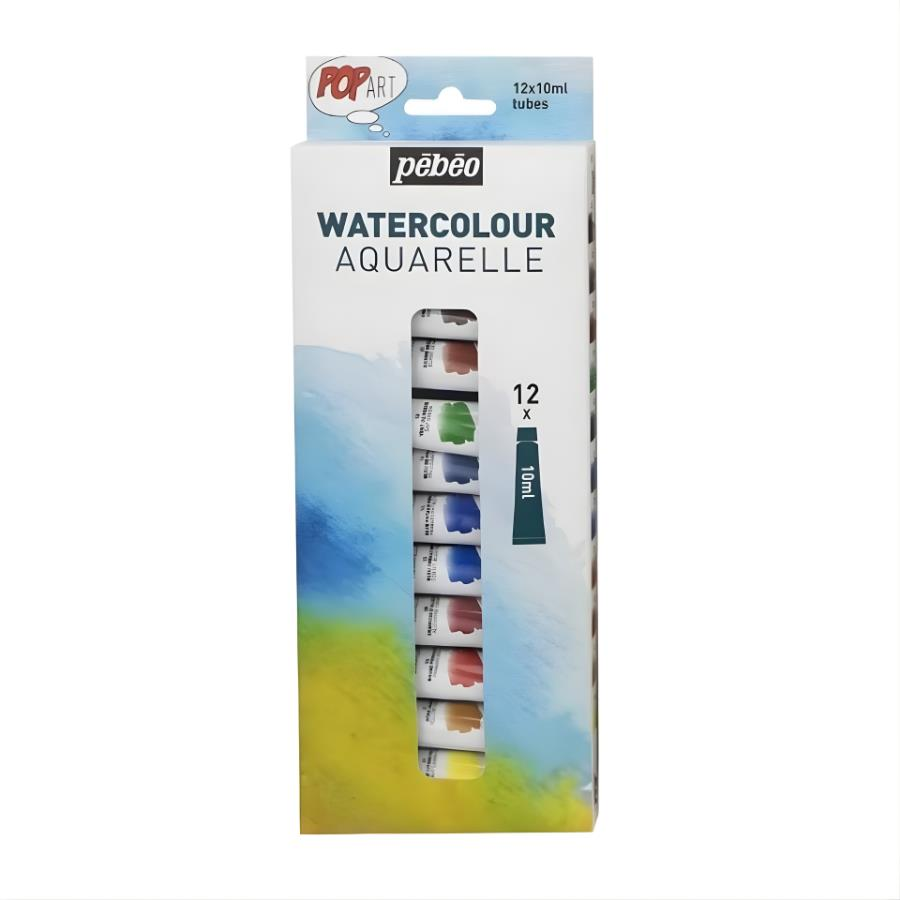 Pebeo Pop Art Sulu Boya Seti 11X10ML ve1 Tüp 15ml Beyaz