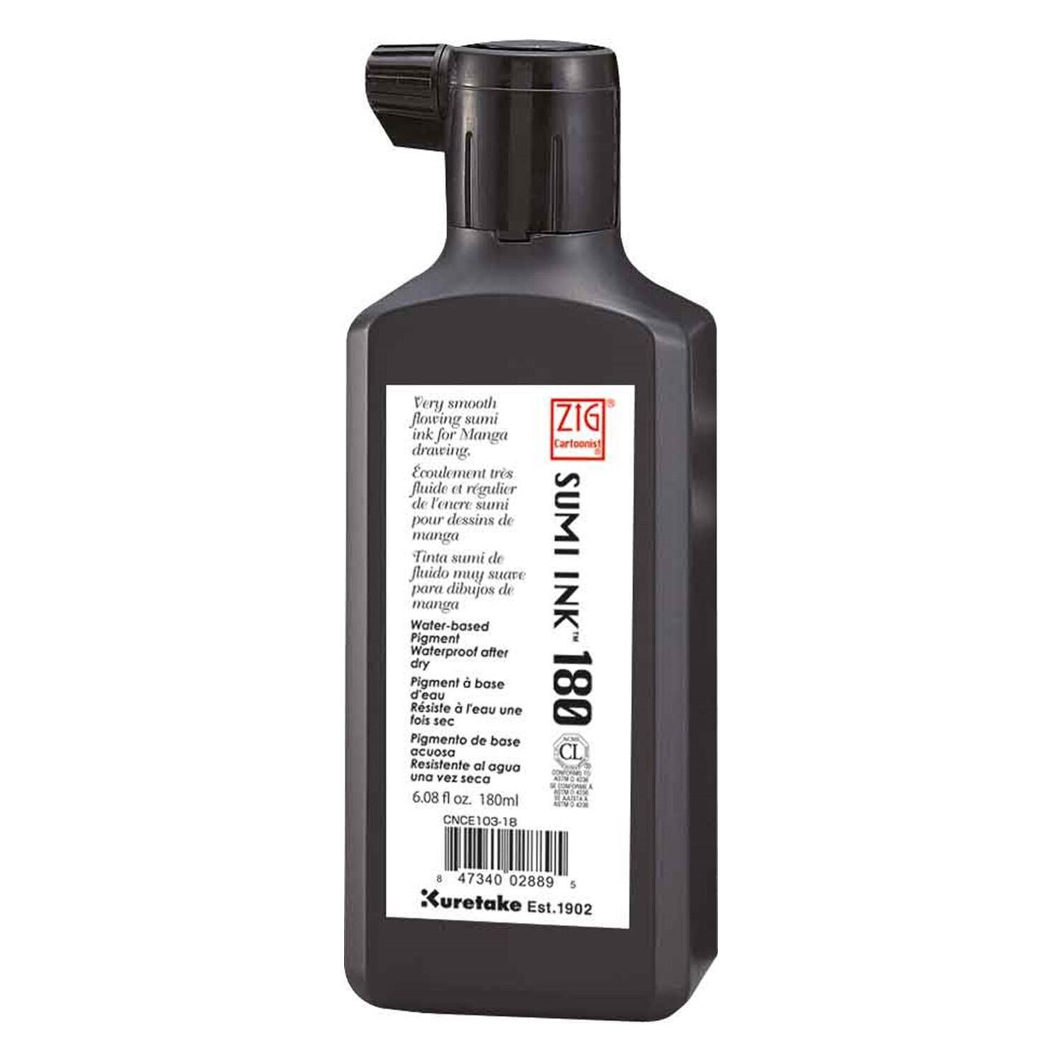 Zig Mangaka Sumi Mürekkep 180ml Siyah