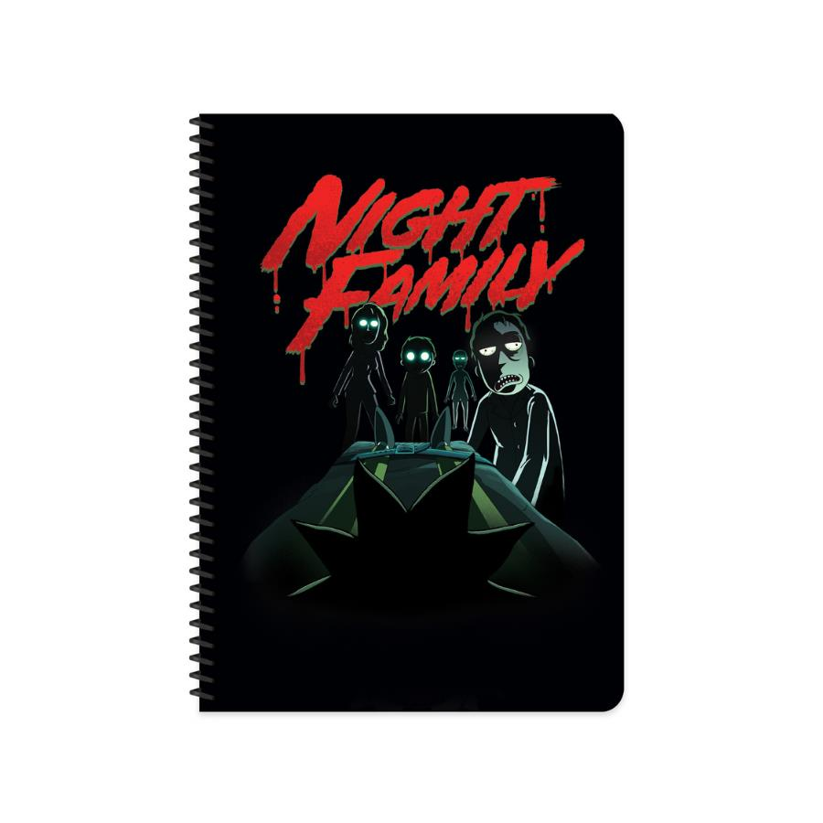 Rick and Morty A4 80yp Kareli Spr.Karton Kapak Defter