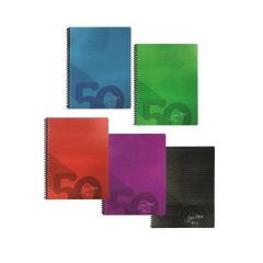 Keskin Color Since 1966 19x25cm Çizgili Spiralli Pp Kapak 80yp Defter