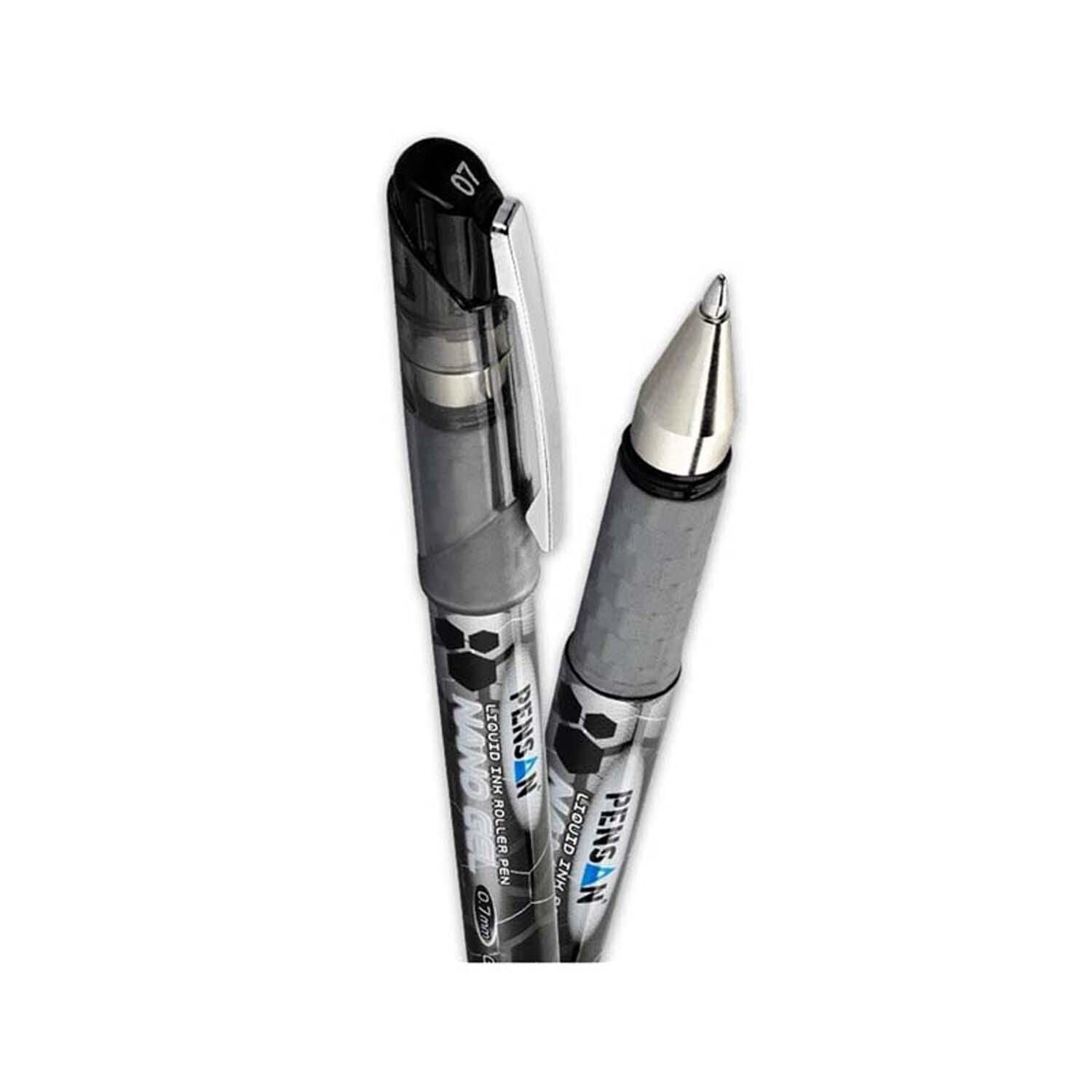Nano Gel Sıyah Roller Kalem 0.7Mm Pensan