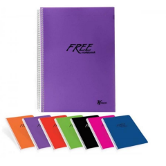 Keskin A4 160yp Çizgili PP Kapak Free Defter