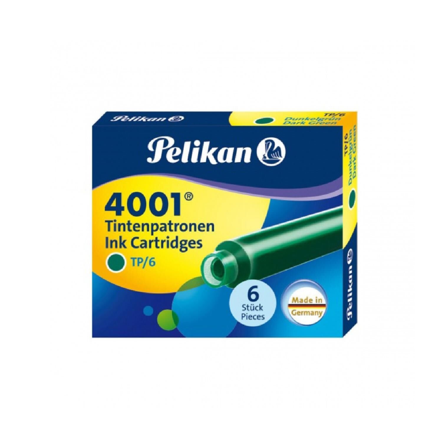 Pelikan 4001 Dolma Kalem Kartuşu Koyu Yeşil