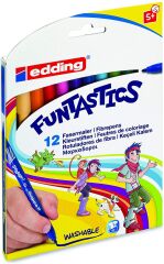 Edding Keçeli Kalem İnce Funtastıcs 12 Li Set ED15K1299