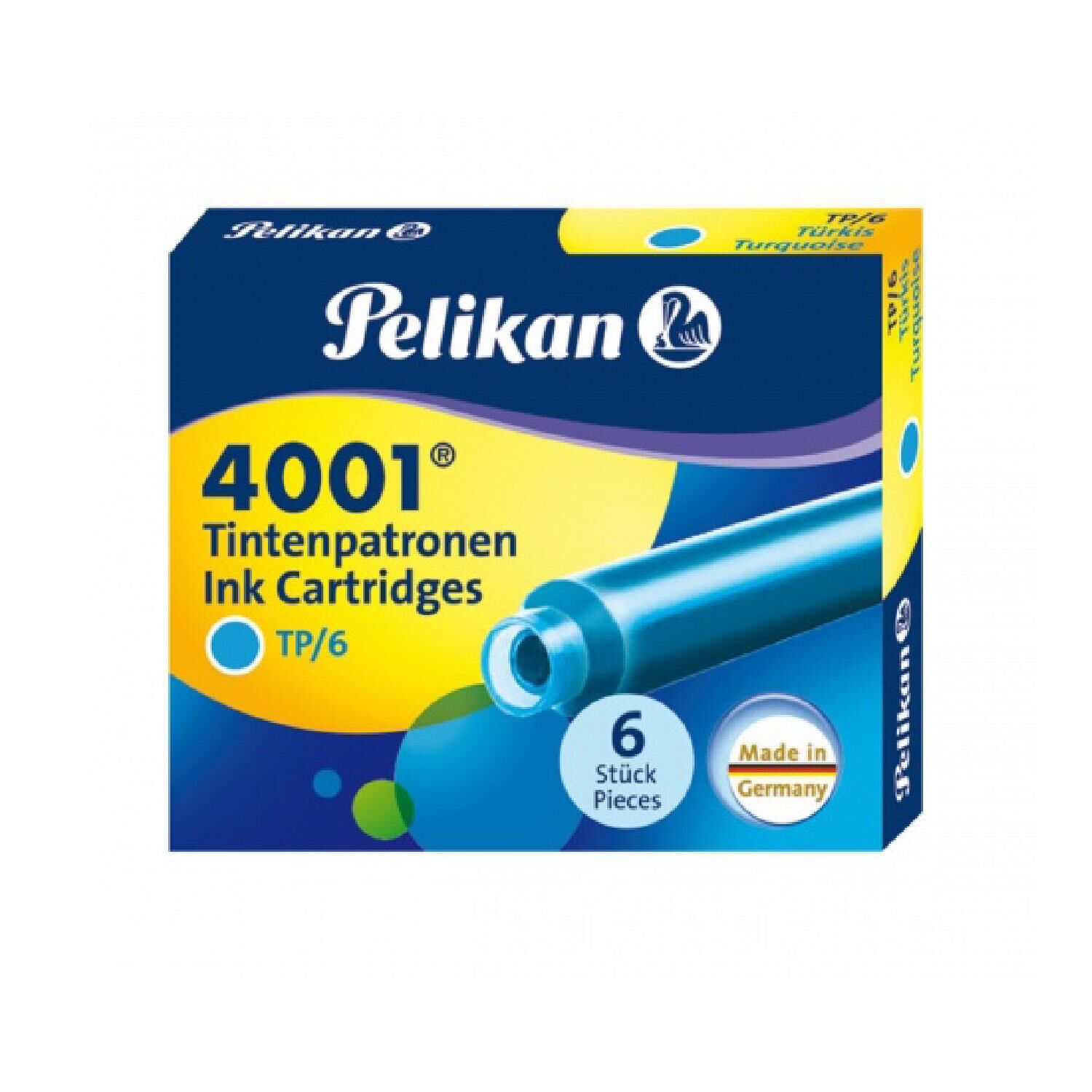 Pelikan 4001 Dolma Kalem Kartuşu Turkuaz