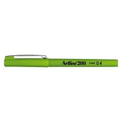 Artline 200 Fineliner 0,4 Yellow Green