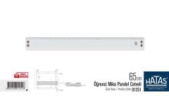 65 Cm Öğrenci Paralel Cetveli