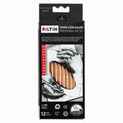 Fatih 12li Profesyonel Dereceli Kalem Seti