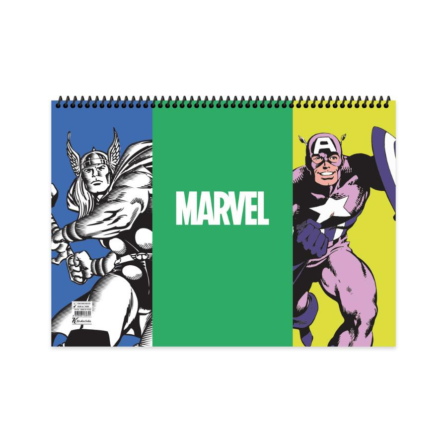 Keskin Marvel Seri2 25X35 15yp Spiralli Resim Defteri